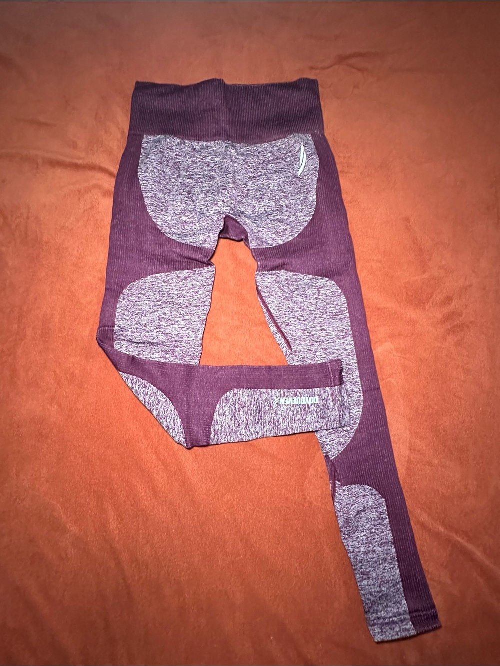 DOYOUEVEN Purple Marled Seamless Leggings